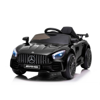 Акумулаторна кола Mercedes Benz GTR AMG черна EVA гуми