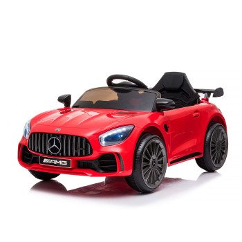 Акумулаторна кола Mercedes Benz GTR AMG червена EVA гуми