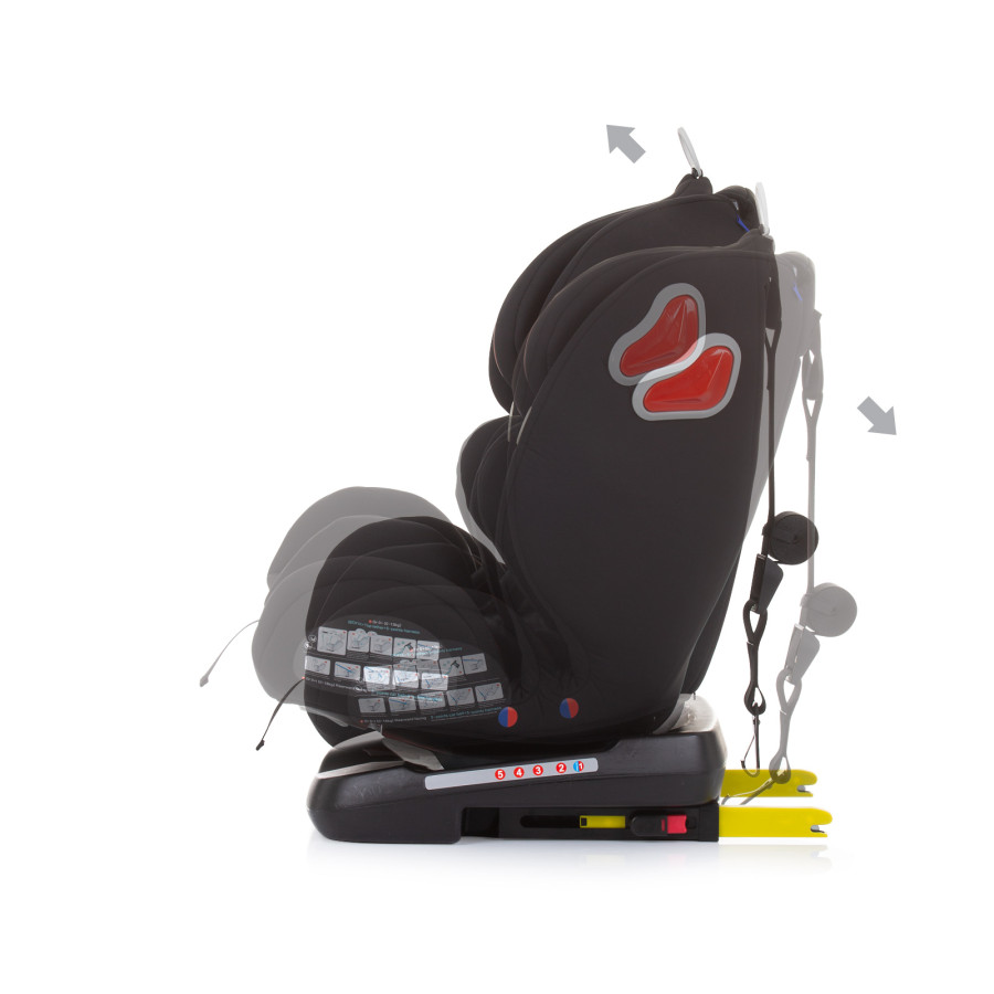 Стол за кола 360 Isofix 0-36 kg Journey абанос