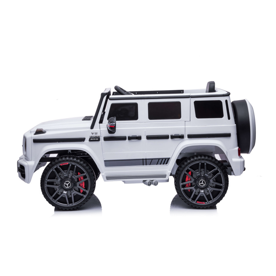 Джип Mercedes G63 AMG бял EVA гуми