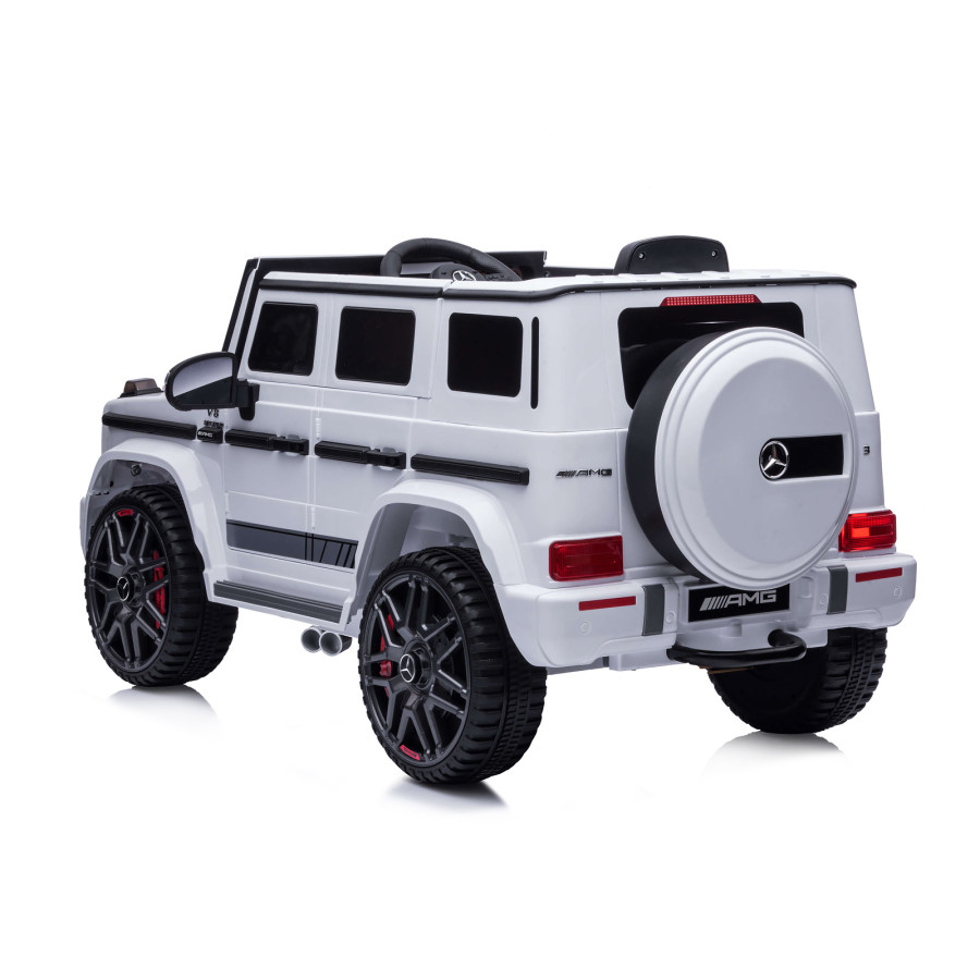 Джип Mercedes G63 AMG бял EVA гуми