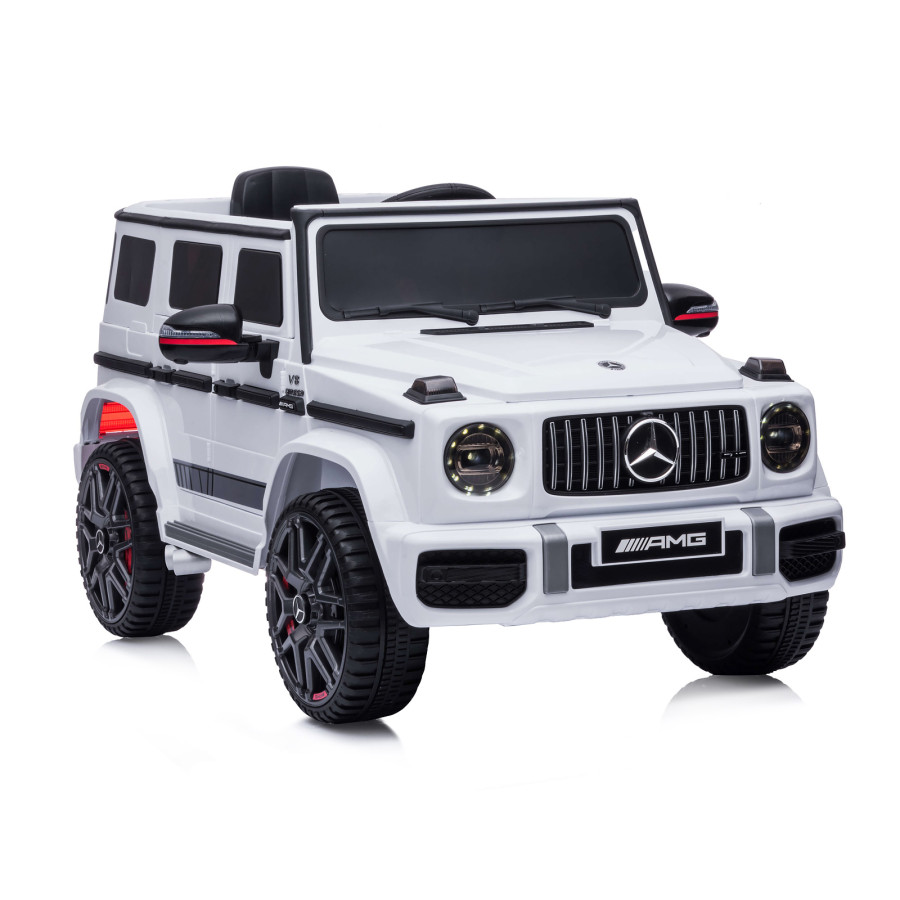 Джип Mercedes G63 AMG бял EVA гуми