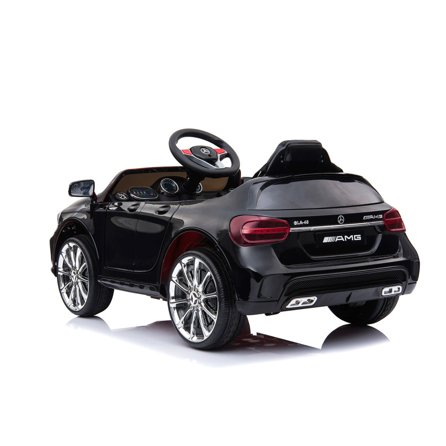 Акумулаторна кола Mercedes Benz GLA45 черна EVA гуми