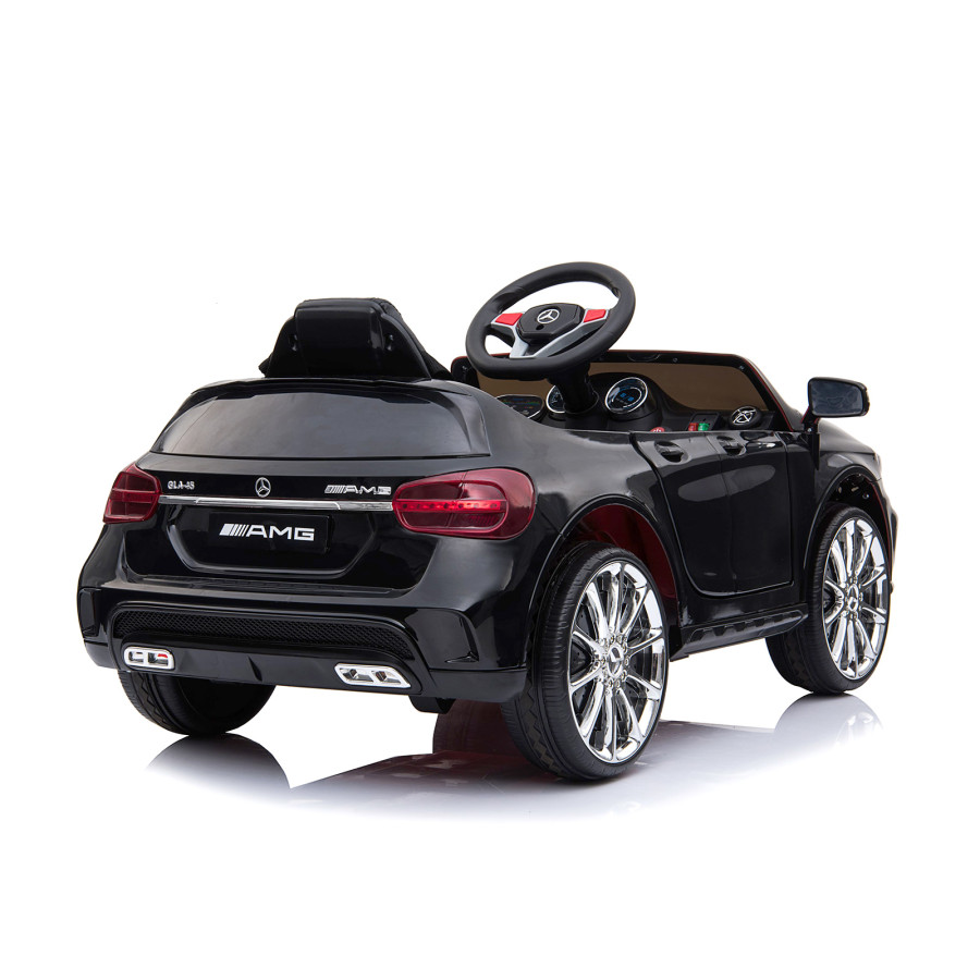 Акумулаторна кола Mercedes Benz GLA45 черна EVA гуми