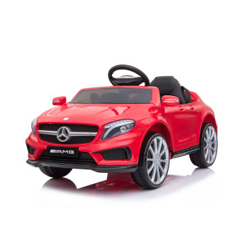 Акумулаторна кола Mercedes Benz GLA45 червена EVA гуми