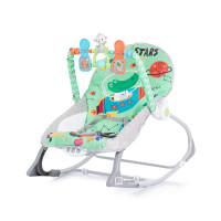 Музикален шезлонг Baby Spa зелен