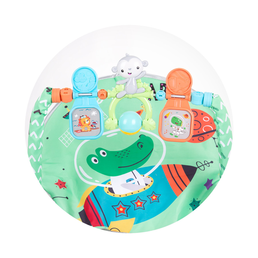 Музикален шезлонг Baby Spa зелен