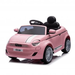 Електрическа кола Fiat 500 розова