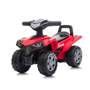 Количка за яздене ATV Goodyear червена