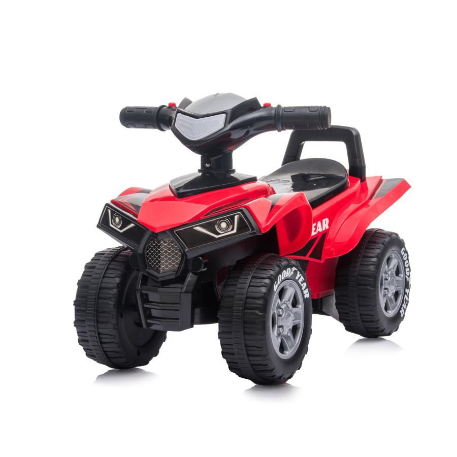 Количка за яздене ATV Goodyear червена