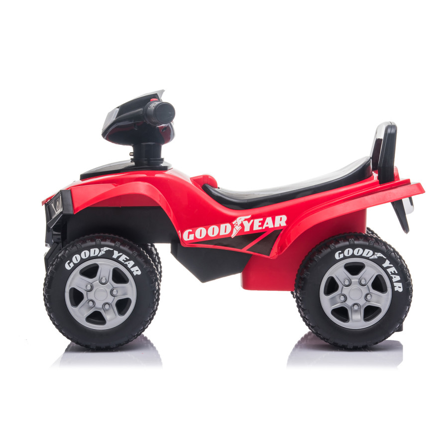 Количка за яздене ATV Goodyear червена