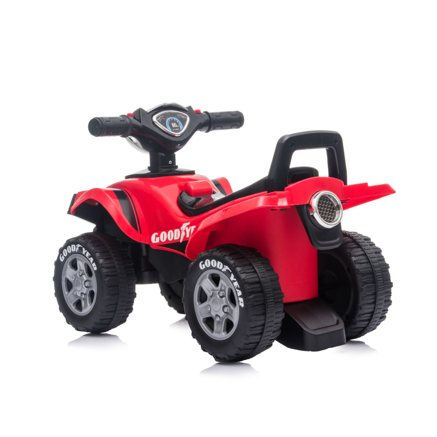Количка за яздене ATV Goodyear червена