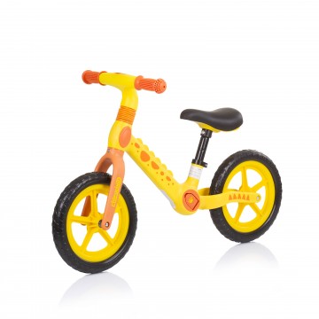 Детска играчка за баланс Дино жълто-оранж