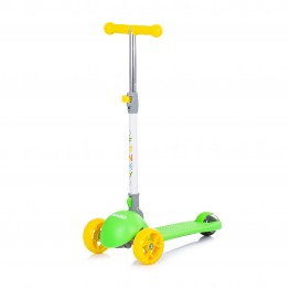 Детски скутер Фънки жълт/зелен