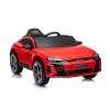Електрическа кола Audi e-Tron червена с кожена седалка