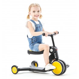 Детска играчка скутер 4в1ALL RIDE жълт