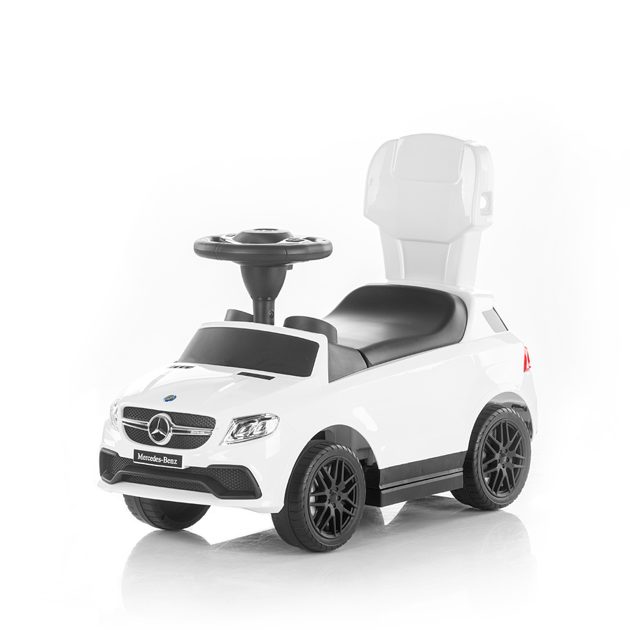 Кола с дръжка и сенник MERCEDES AMG GLЕ63 бяла