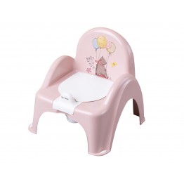 Бебешко гърне столче Горска приказка розово