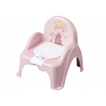 Бебешко гърне столче Горска приказка розово