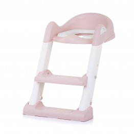 Тоалетна седалка със стълба Типи- розова