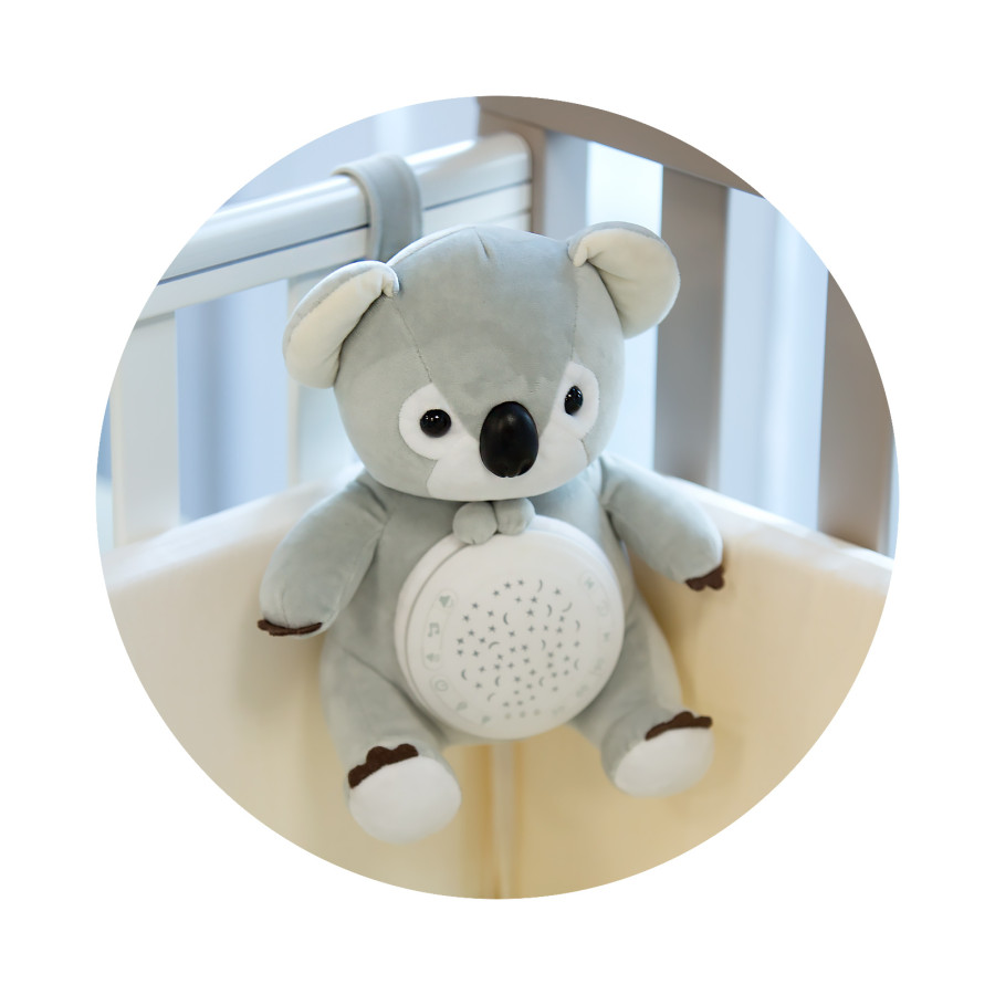 Плюшена играчка с проектор и музика Коала