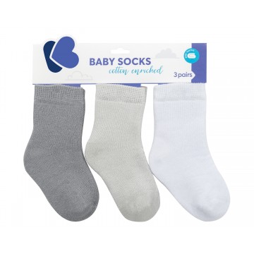 Бебешки термо чорапи Grey 1-2г