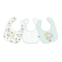 Сет памучни лигавници 3 броя Savanna Mint