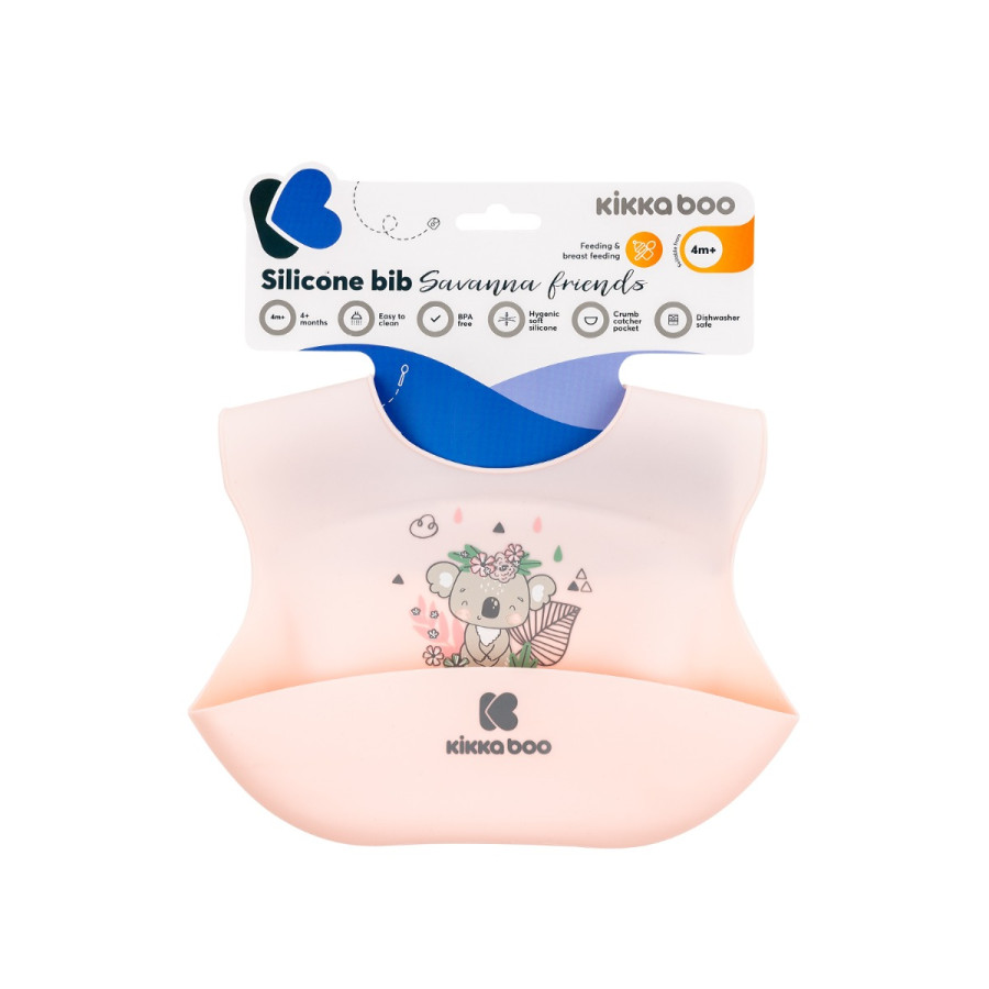 Лигавник силиконов Savanna Friends Pink