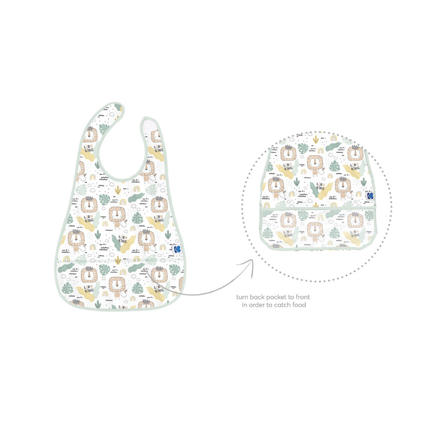 Непромокаем лигавник с джоб Savanna Pattern Mint