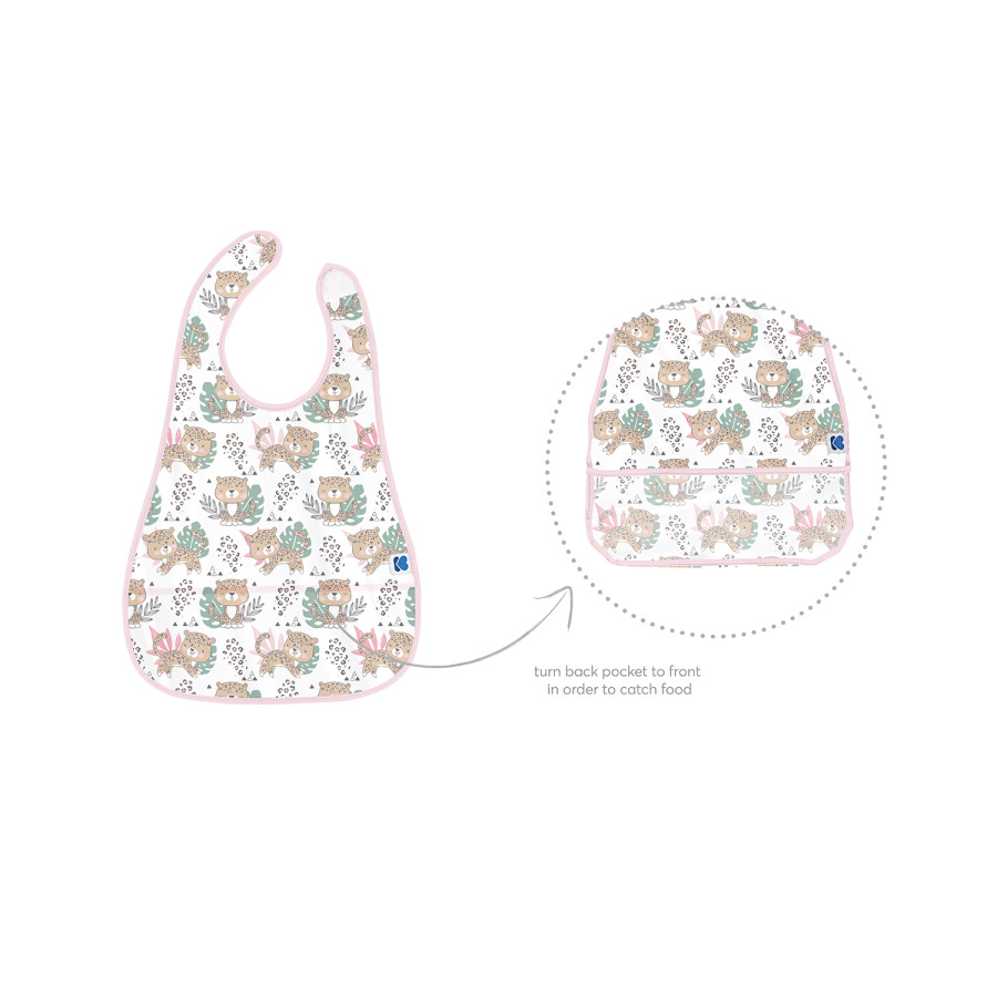 Непромокаем лигавник с джоб Savanna Pattern Pink