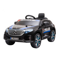 Акумулаторна кола Licensed Mercedes Benz EQC400 Police Black