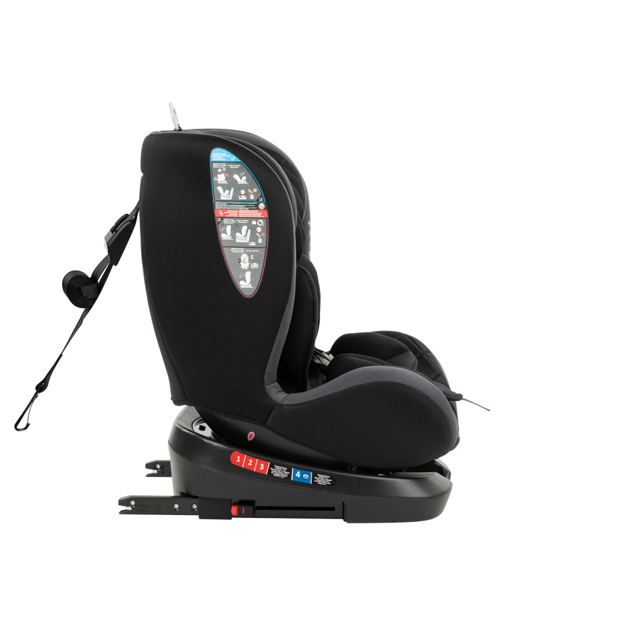 Стол за кола 0-1-2-3 (0-36 кг) Armadillo ISOFIX Black