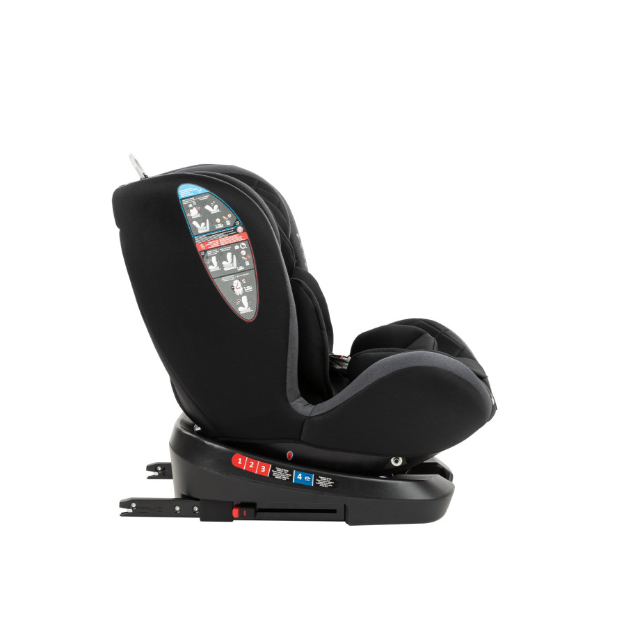 Стол за кола 0-1-2-3 (0-36 кг) Armadillo ISOFIX Black