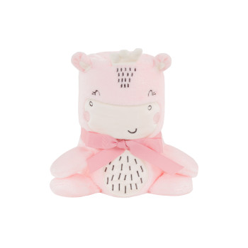 Бебешко одеяло с 3D бродерия Hippo Dreams