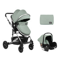 Комбинирана количка 3в1 с трансформираща седалка Amaia Mint
