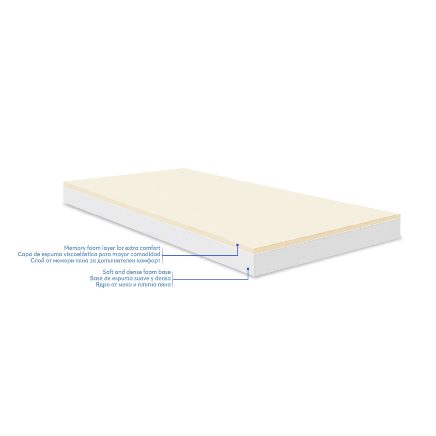 Матрак Memory Comfort 60х120х12см Bear Beige