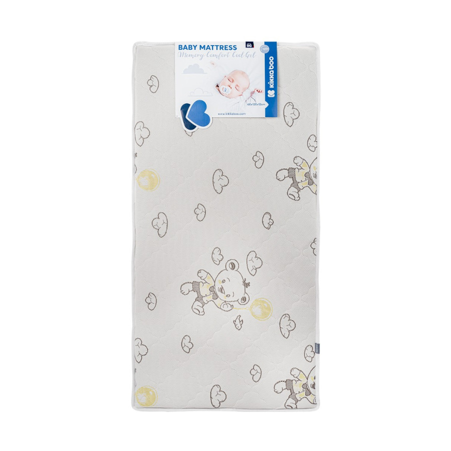 Матрак Memory Comfort Cool gel 60х120х12см Bear Grey
