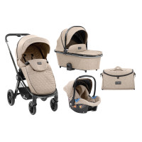 Комбинирана количка 3в1 Vicenza Premium Beige