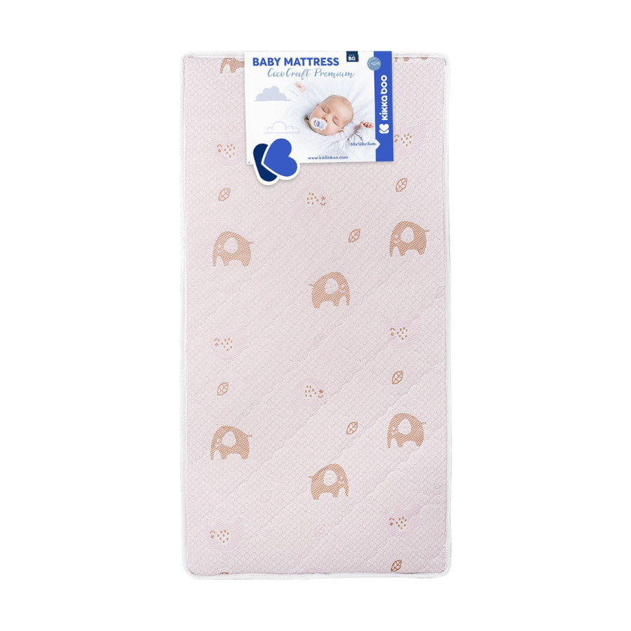 Матрак CocoCraft Premium 60х120х15см Elephants Pink