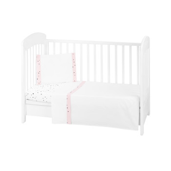 Бебешки спален комплект 3 части EU Style 60/120 Bear with me Pink