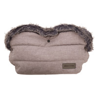 Ръкавица за количка Fur Melange Beige