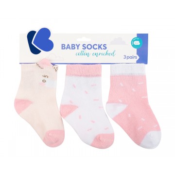 Бебешки чорапи с 3D уши Hippo Dreams 6-12м