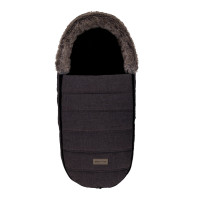 Чувалче за количка Fur Melange Black