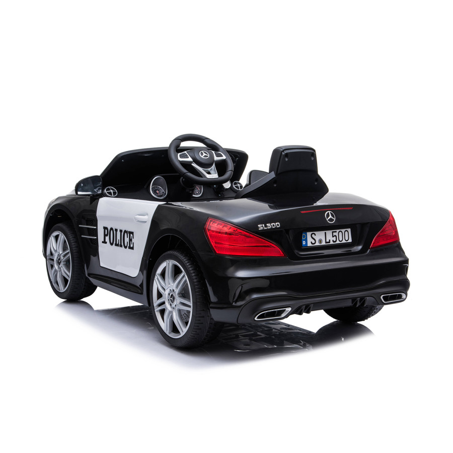 Акумулаторна кола Licensed Mercedes Benz SL500 Police Black
