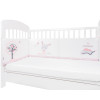 Обиколник с дунапрен Pink Bunny 180см