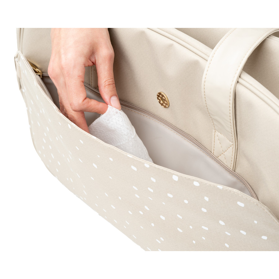 Чанта Chelsea Dots Beige
