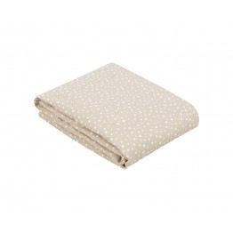 Лятно одеяло от муселин двупластово 100х100 см Dots Beige