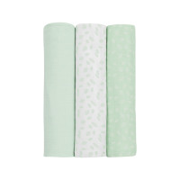 Комплект 3бр муселинови пелени 80х80 см Leaves Mint
