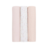 Комплект 3бр муселинови пелени 80х80 см Confetti Pink