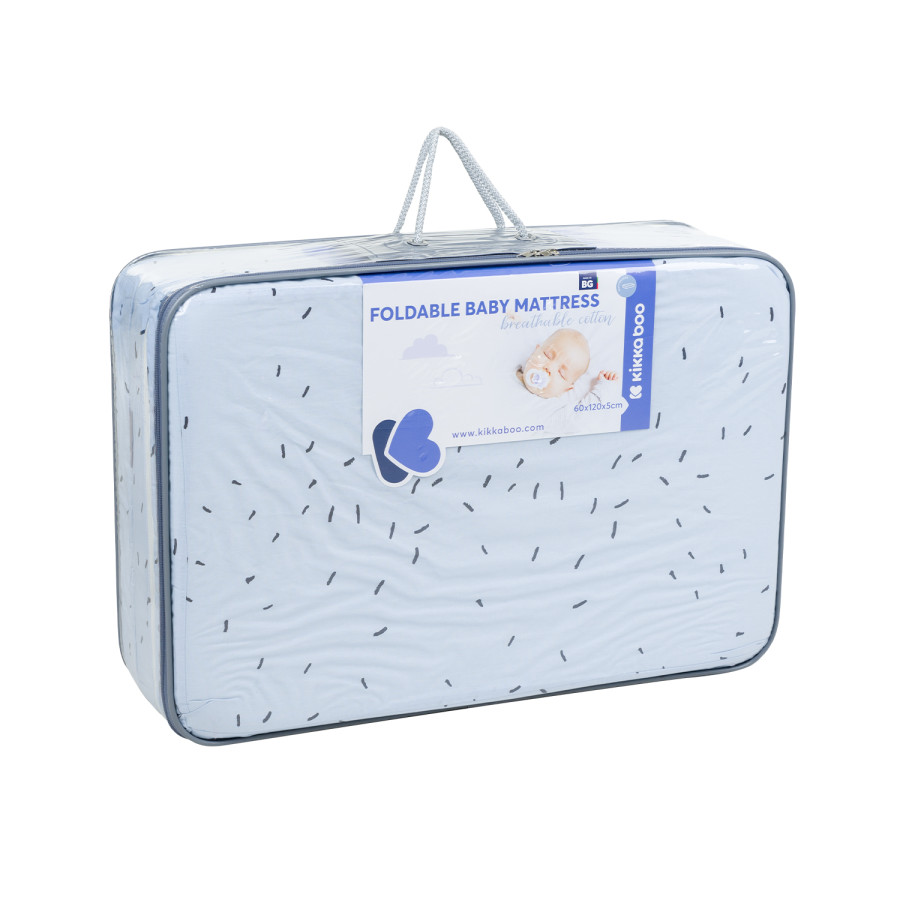 Сгъваем матрак 60х120х5см Bear with me Blue